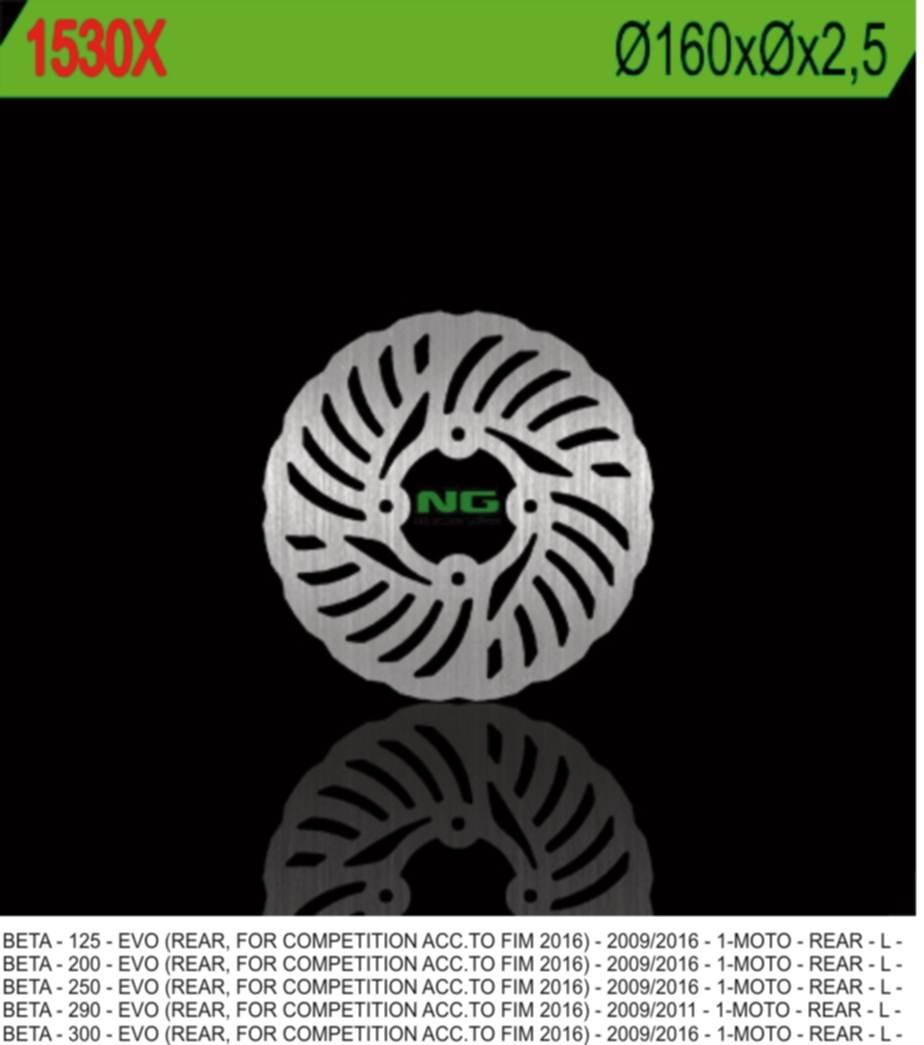Ng Tarcza Hamulcowa Tył Beta Evo 125/200/250/290/300 09-17 160Mm Wave