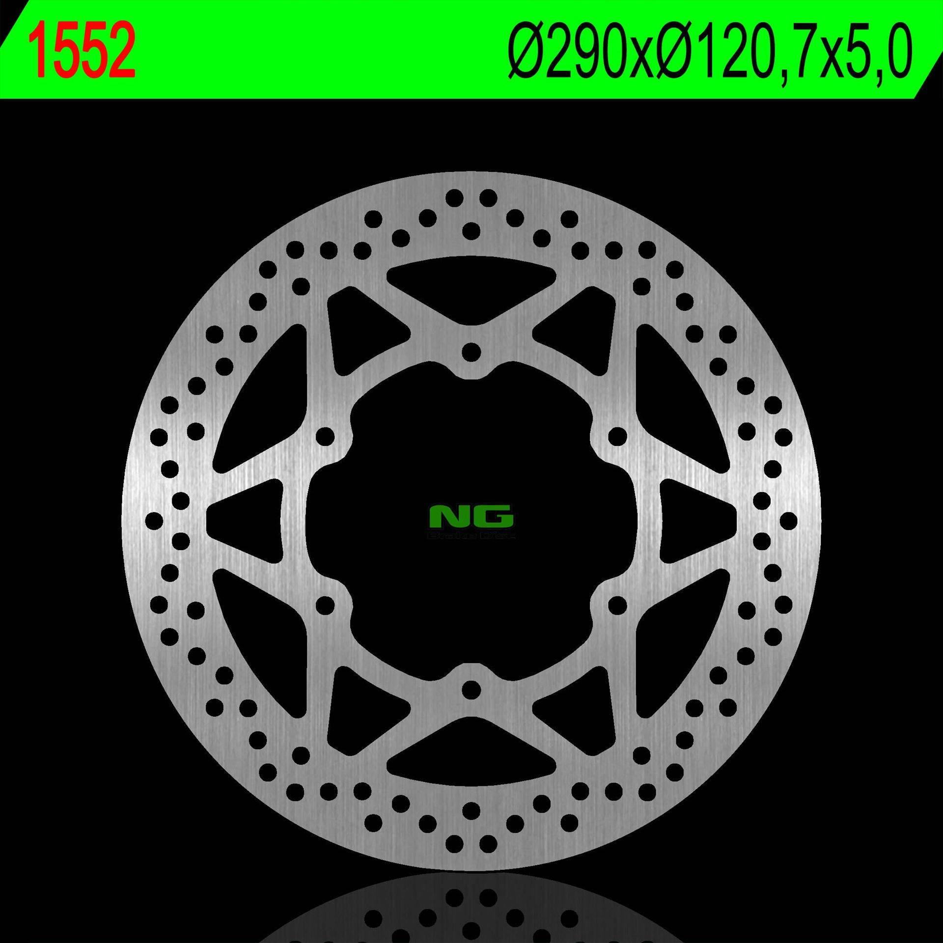Ng Tarcza Hamulcowa Przód Suzuki Gw 250 Inazuma 12-17 290X120,7X5,0Mm 6X8,5