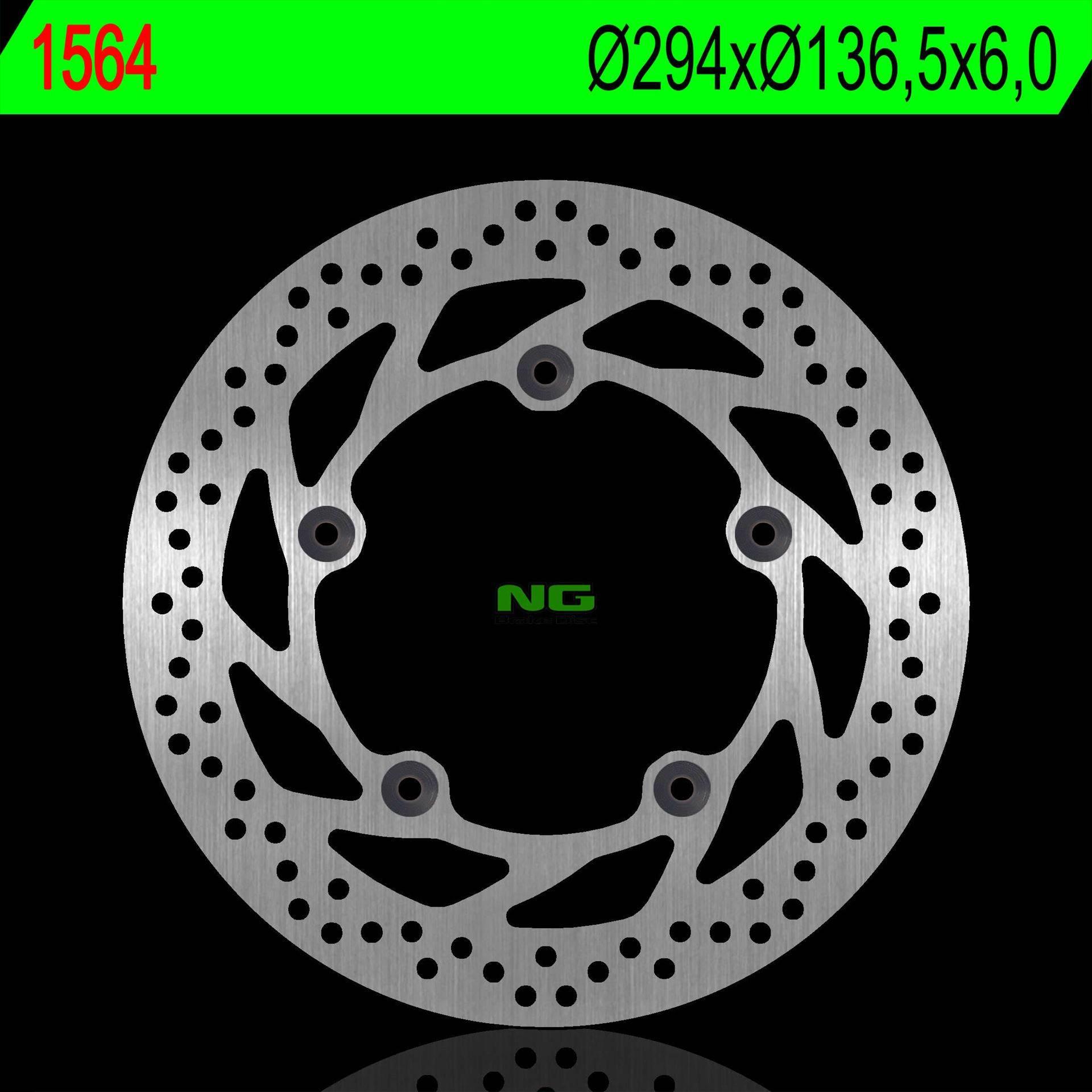 Ng Tarcza Hamulcowa Tył Bmw K1200/1300 Gt '09-'13 294X136,5X6,0Mm 5X1,5Mm