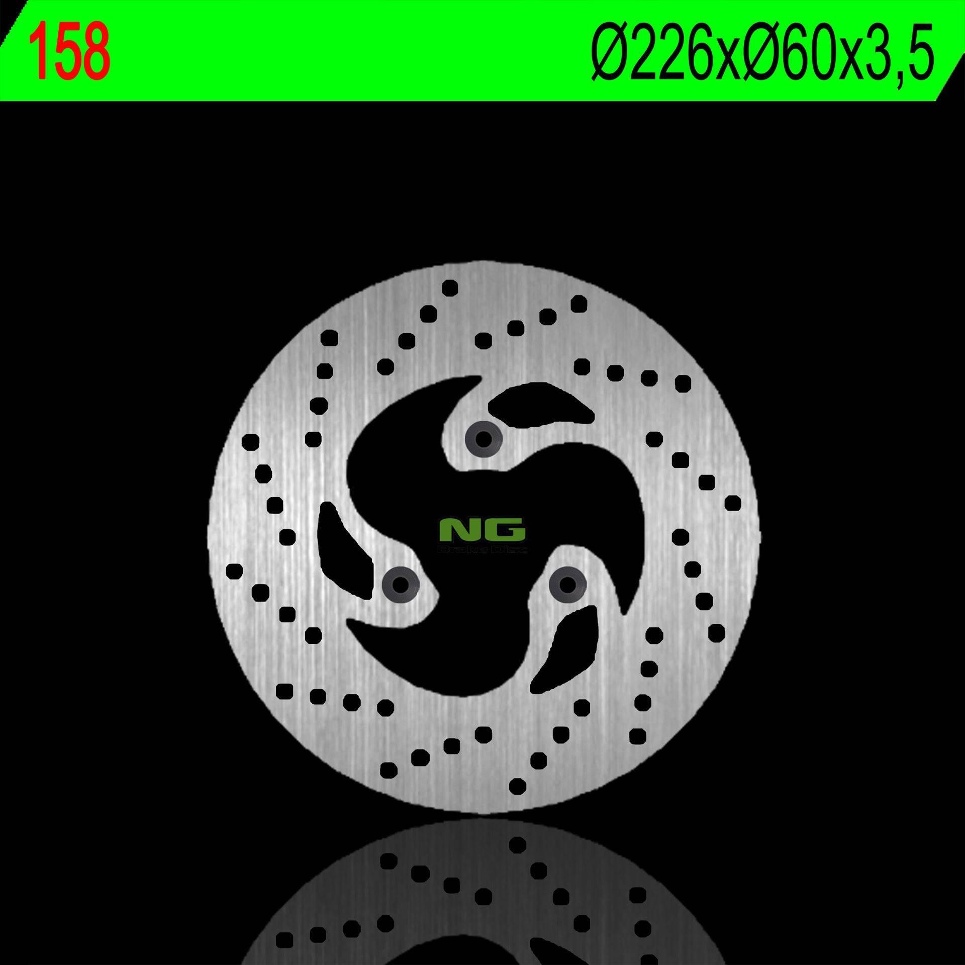 Ng Tarcza Hamulcowa Przód Kymco People 50 00-03, 125/150 99-00 226X60X3,5Mm