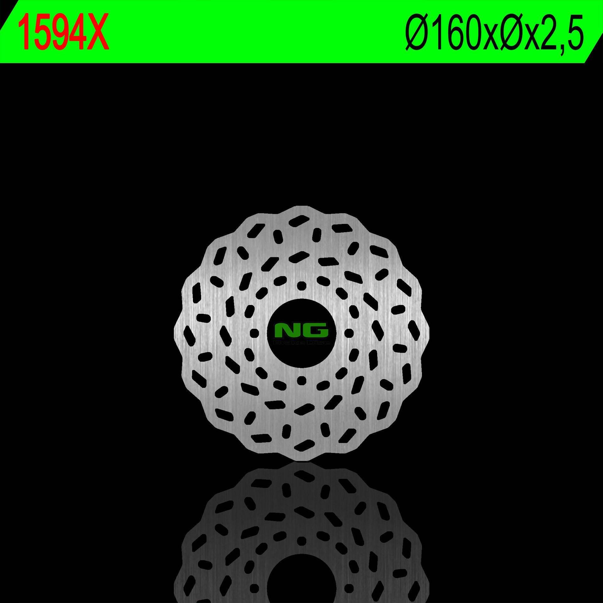 Ng Tarcza Hamulcowa Tył Beta Evo 125/200/250/300 09-18 160X2,5Mm 4X6,0Mm Wa