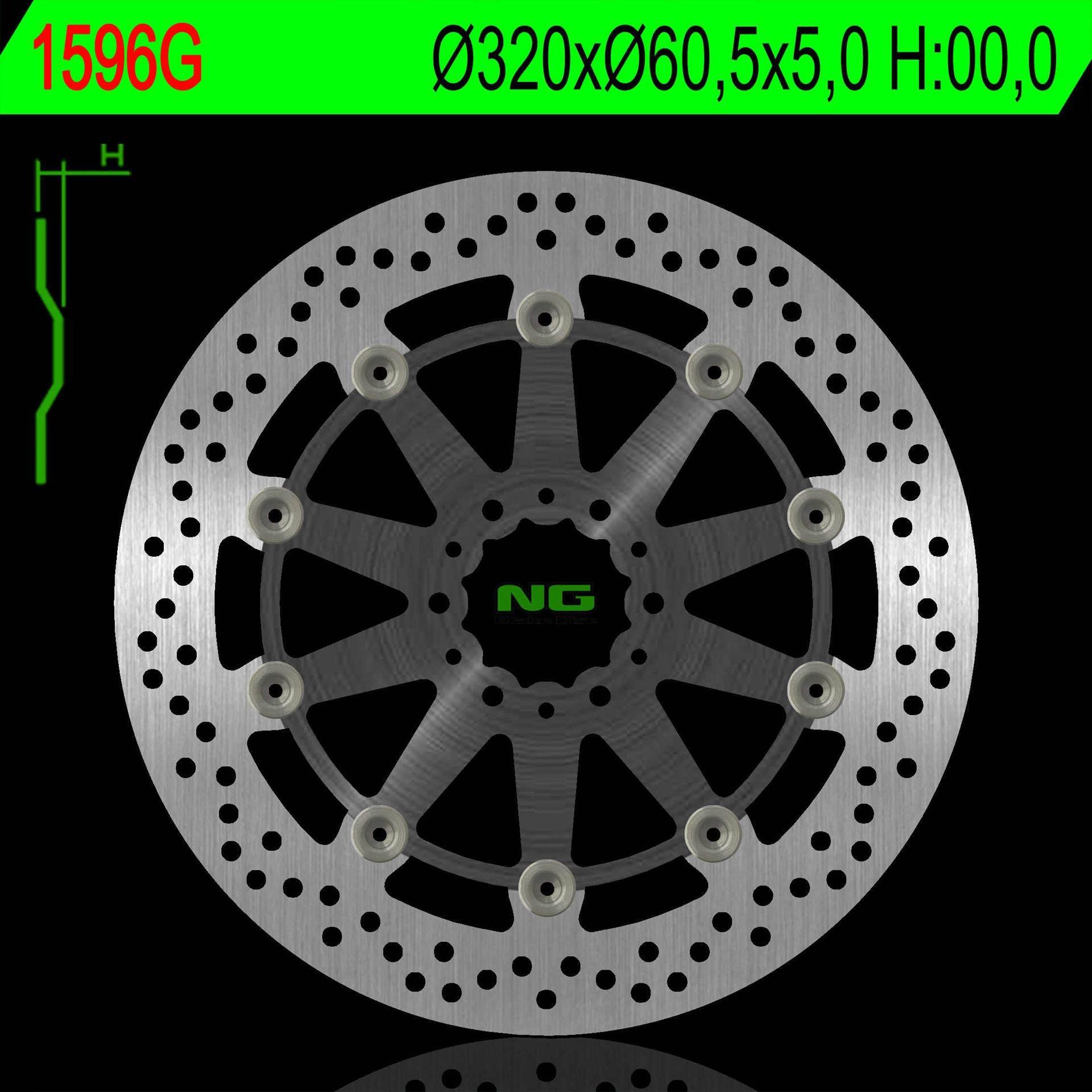 Ng Tarcza Hamulcowa Przód Ktm Duke 390 Abs '17, Rc 250 390 Abs '17 320X60,5