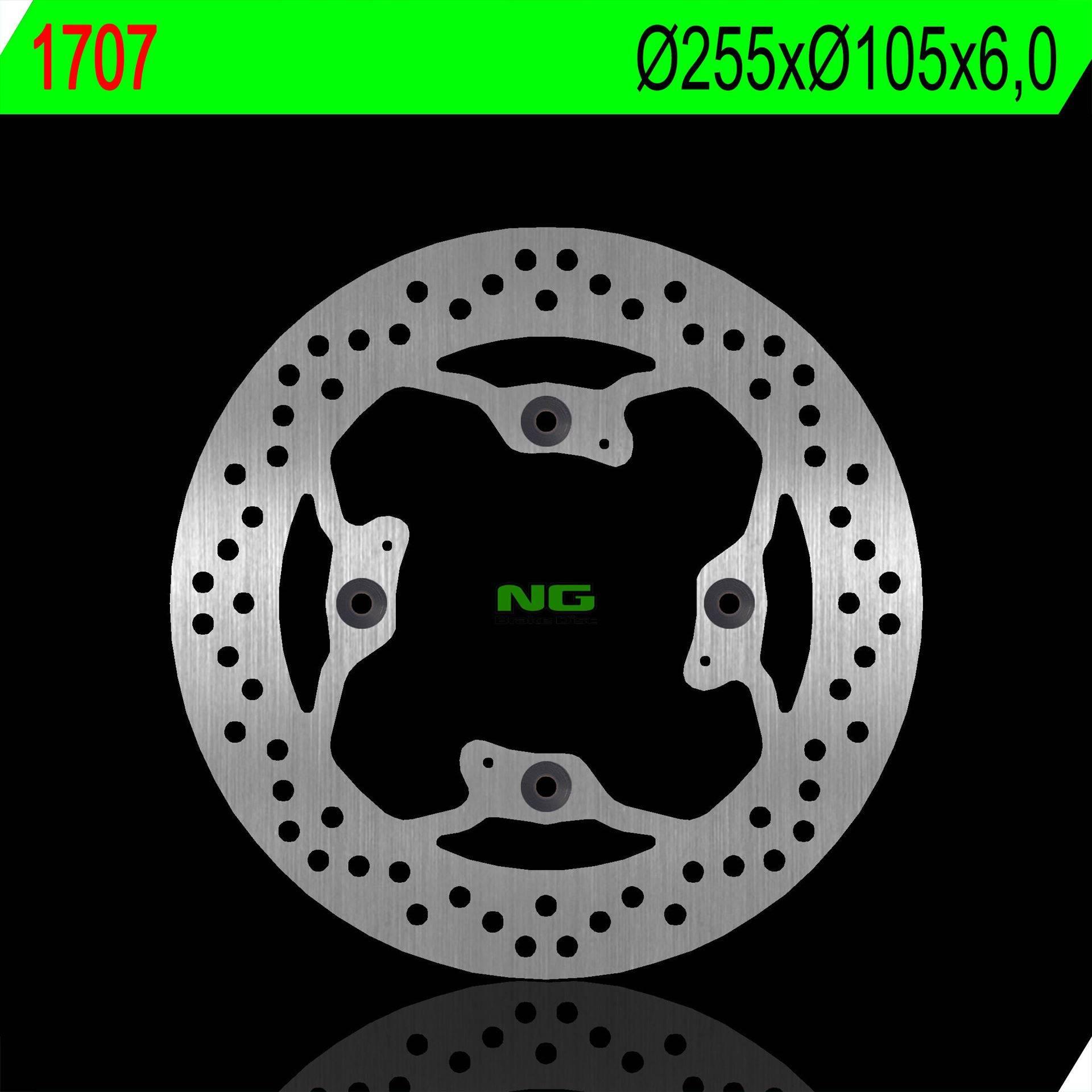 Ng Tarcza Hamulcowa Tył Triumph 800/900/955/1050 255X105X6Mm 4X10,5Mm