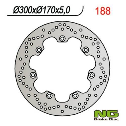 Ng Tarcza Hamulcowa Przód/Tył Kawasaki Gpz 1100/Vn 1500 300X170X5