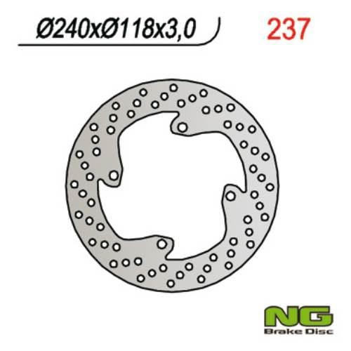 Ng Tarcza Hamulcowa Przód Honda Cr 250R '91, Cr 500 '87-'91 240X118X3