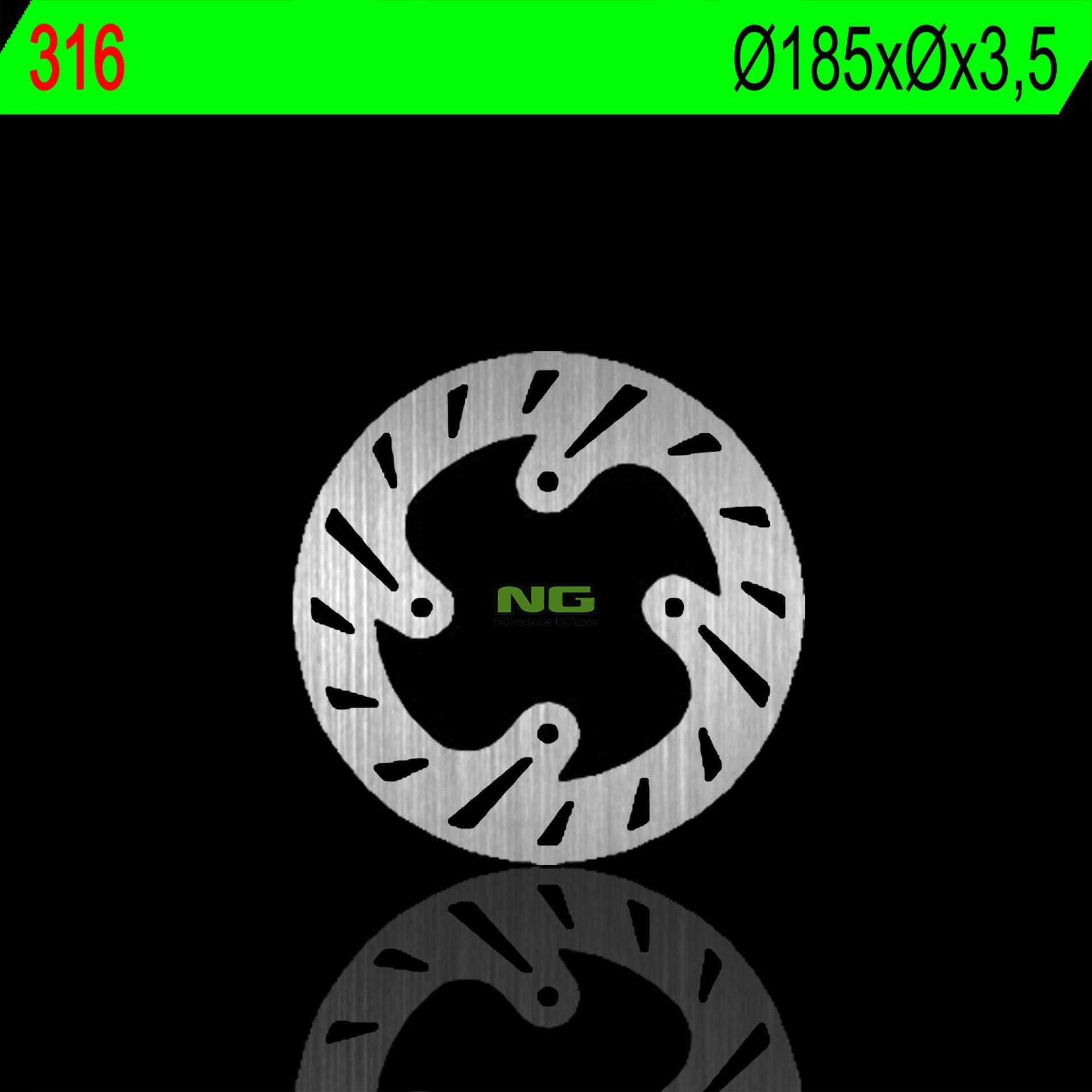 Ng Tarcza Hamulcowa Przód Beta Rev Rev3 125/200/250 99-02 185X3,5Mm 4X10,5M