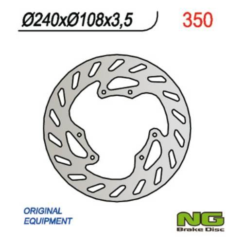 Ng Tarcza Hamulcowa Przód Honda Crf 250L 12-20, Yamaha Dt 50R 03-08 240X108