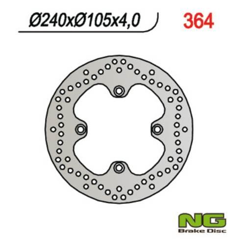 Ng Tarcza Hamulcowa Przód Honda Phanteon 125/250, Foresight 250, Tył Xrv 65