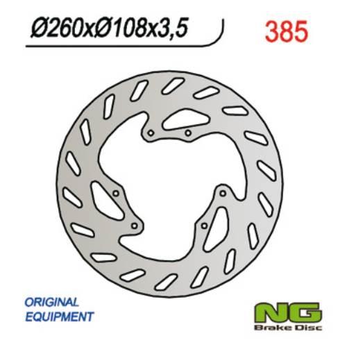 Ng Tarcza Hamulcowa Przód Husaberg, Husqvarna, Gas Gas 260X108X3,5