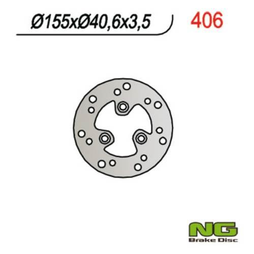 Ng Tarcza Hamulcowa Przód Skutery Aprilia/Mbk/Piaggio/Yamaha 155X40,6X3,8