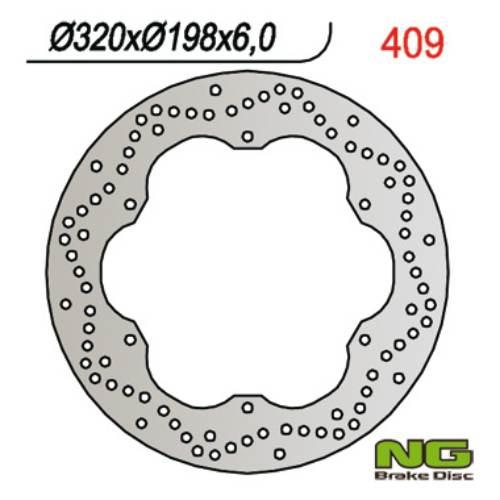 Ng Tarcza Hamulcowa Przód Yamaha Xj 600 92-97, Xvz 1300 96-07, Xj 600 Diver
