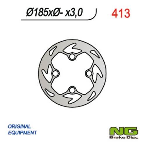 Ng Tarcza Hamulcowa Przód Gas Gas 125/200/250 Txt 185X-X3