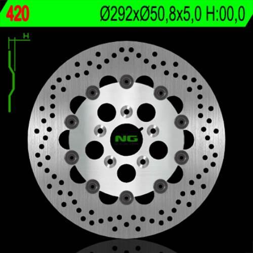 Ng Tarcza Hamulcowa Przód Harley Davidson 883/1200/1340/1450 Pływająca 292X