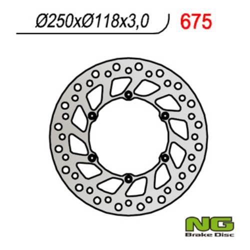 Ng Tarcza Hamulcowa Przód Suzuki Rm/Rmz 250/Drz, Yamaha Yz/Yzf/Wr 02-19 250