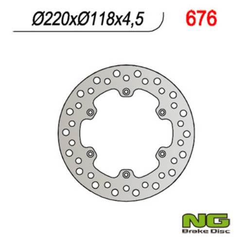 Ng Tarcza Hamulcowa Tył Suzuki Rm 125/250 88-98 Drz 400 220X118X4,5