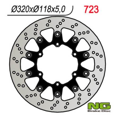 Ng Tarcza Hamulcowa Przód Suzuki, Yamaha Supermoto 320X118X5