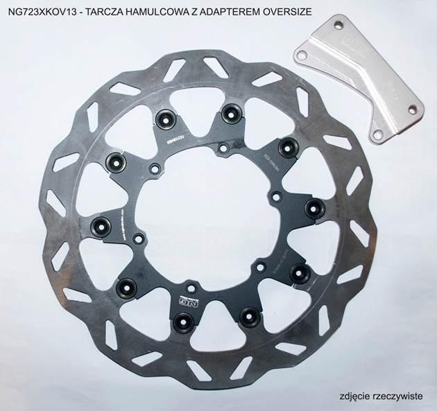 Ng Tarcza Hamulcowa Przód Z Adapterem Oversize 320X118X5 Yamaha Yz 125 '00-