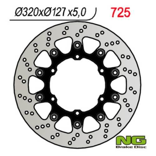 Ng Tarcza Hamulcowa Przód Husaberg Fs 650 '05-'08, Fs 450 '15-'17, Supermot