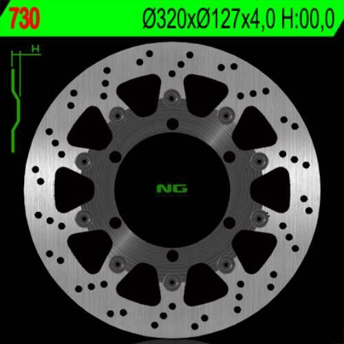 Ng Tarcza Hamulcowa Przód Ktm 625/640/690 320X127X4 6X6,5Mm