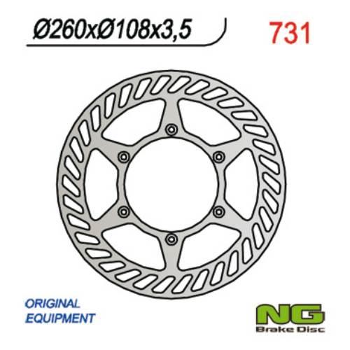 Ng Tarcza Hamulcowa Przód Gas Gas Enduro Cross 125/200/250/300/400/450/515