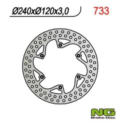 Ng Tarcza Hamulcowa Przód Husqvarna Cr/Wr 125/250/360 87-91 Te 350 89-91 Tc