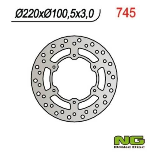 Ng Tarcza Hamulcowa Przód Yamaha Yz 80/85 '93-'16 Suzuki Rm 85 '05-'23 220X