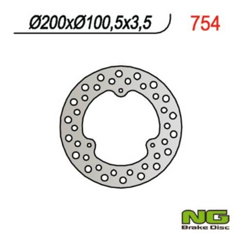 Ng Tarcza Hamulcowa Przód Suzuki Rm 80/85 200X100X3,5
