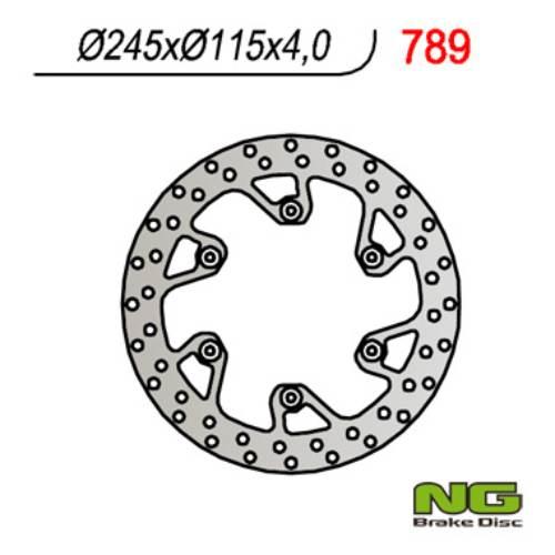 Ng Tarcza Hamulcowa Tył Yamaha Yz 125/250 02-18 Yzf/Wrf 02-18 Suzuki Rm 125