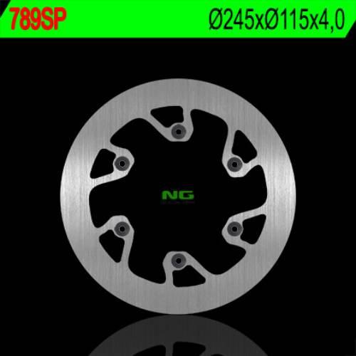 Ng Tarcza Hamulcowa Tył Yamaha Yz 125/250 02-18 Yzf/Wrf 02-18 Pełna 245X115