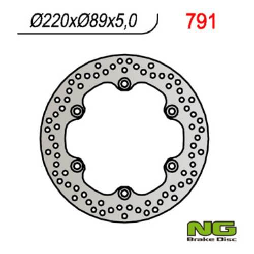 Ng Tarcza Hamulcowa Tył Suzuki Gsxr/ Sv/ Tl 220X89X5 5X10,5Mm