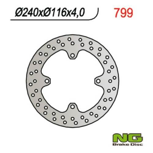 Ng Tarcza Hamulcowa Tył Kawasaki Kx 125/250 03-08 Kxf 250 04-19 450 05-19 S