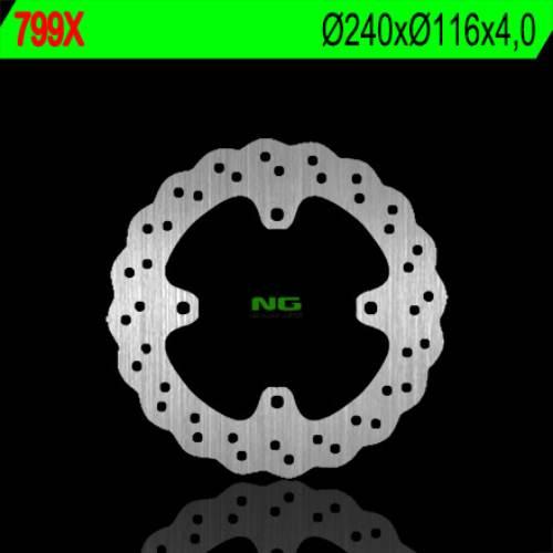 Ng Tarcza Hamulcowa Tył Kawasaki Kx/Kxf 04-14 240X116X4 Wave