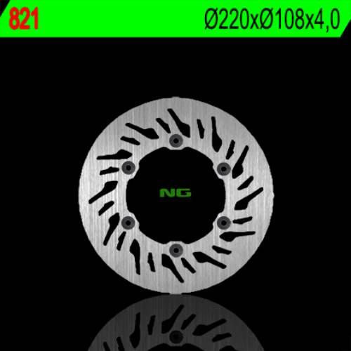 Ng Tarcza Hamulcowa Tył Gas Gas 125/200/250/400/450/515 220X108X4 6X6,5Mm