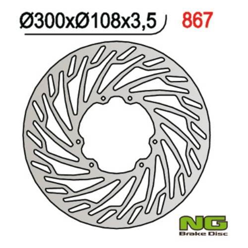 Ng Tarcza Hamulcowa Przód Derbi 50/125, Aprilia 50/125, Rieju 50 Smx 300X10