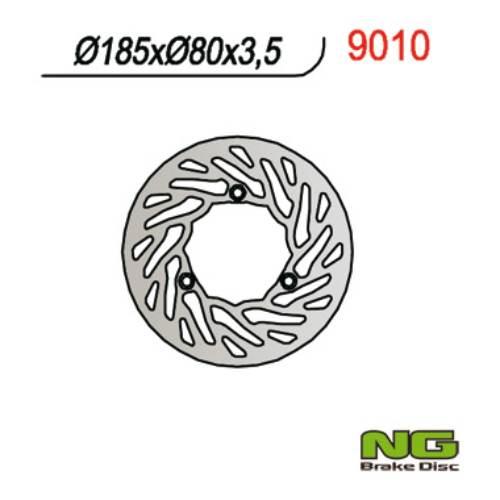 Ng Tarcza Hamulcowa Tył Rieju 50/80/125 185X80X3,5Mm