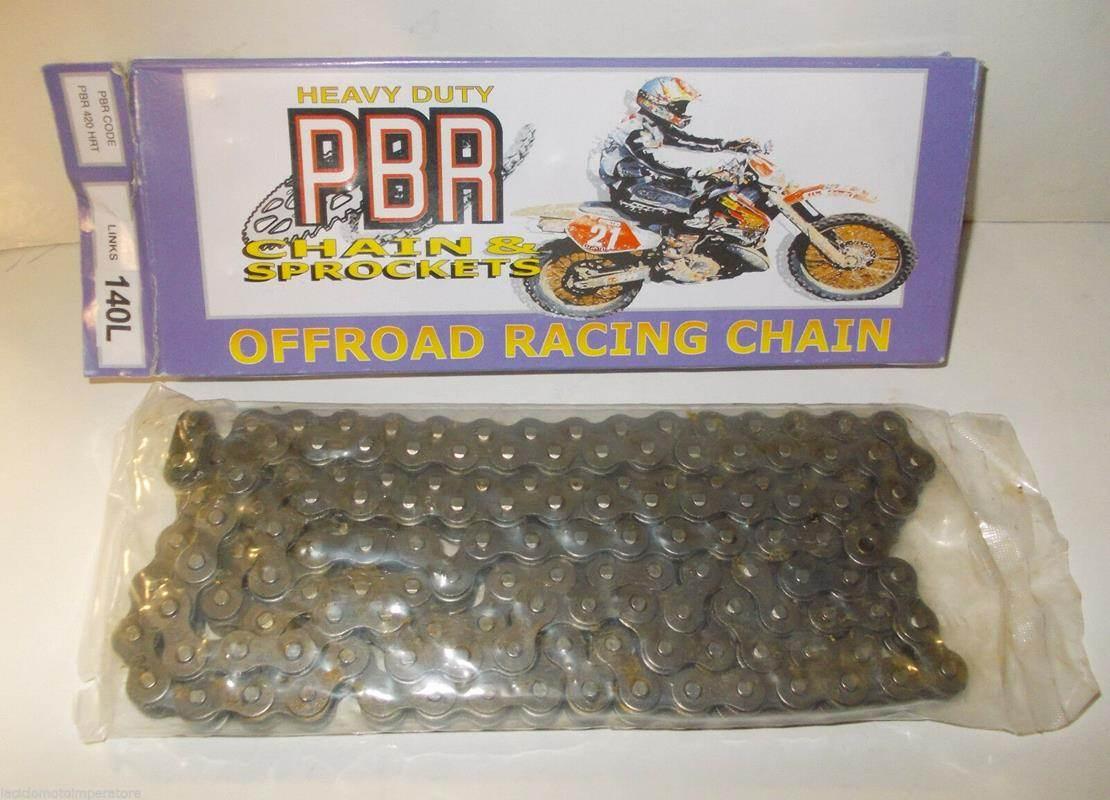 Pbr Łańcuch 420H-140 140 Ogniw Bez Oringów Motocross Do 85Cm 420/140