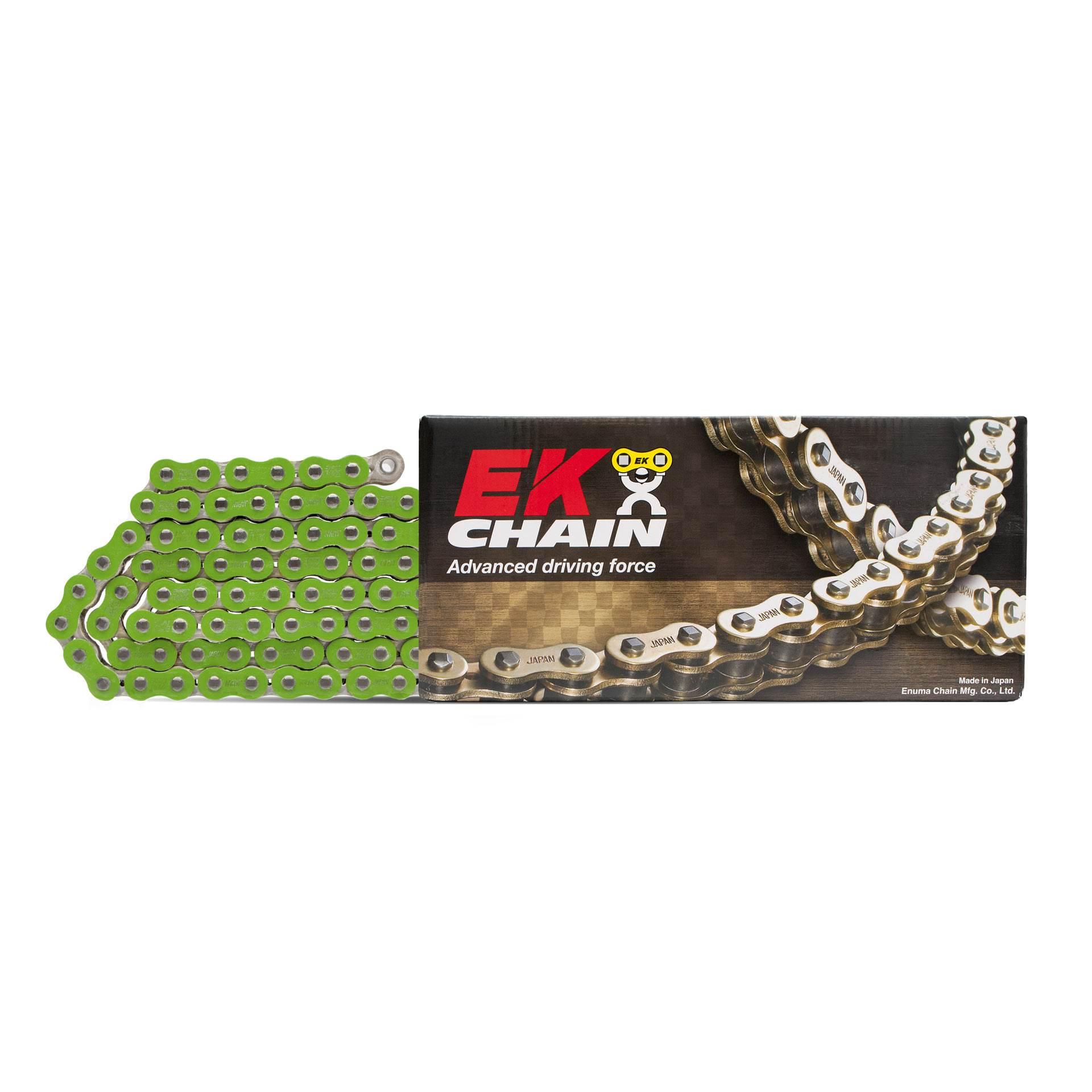 Ek Łańcuch Napędowy Ek520Mrd-7 120 Bez O-Ringów Kolor Zielony Motocross Do