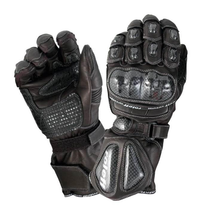 Roleff Wielka Rękawice Skórzane Sportowe Model Ro67 Kolor Czarny Rozmiar M