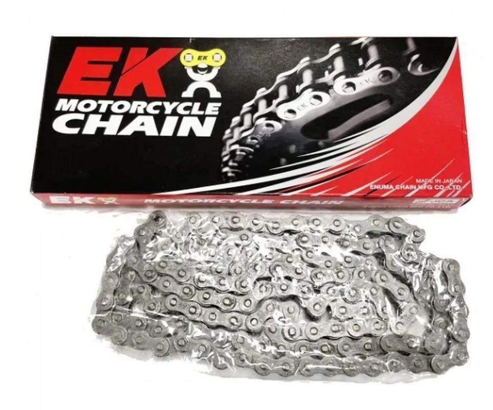 Ek Łańcuch Napędowy Ek420Deh Bez Oringów 134 Ogniwa Heavy Duty Kolor Natura