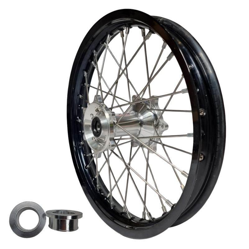 Rex Wheels Kompletne Koło Tylne Rex 19 Cali 19-2,15 Czarna Felga/Srebrna Pi