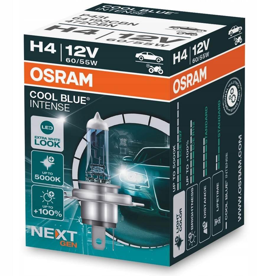 Osram Żarówka H4 12V 60/55W Px26D Cool Blue® Intense Nextgen