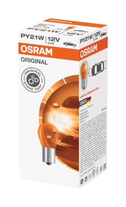 Osram Żarówka 21W 12V Bau15S Py21W Orange - Pomarańczowa Kierunkowskaz 1 Sz