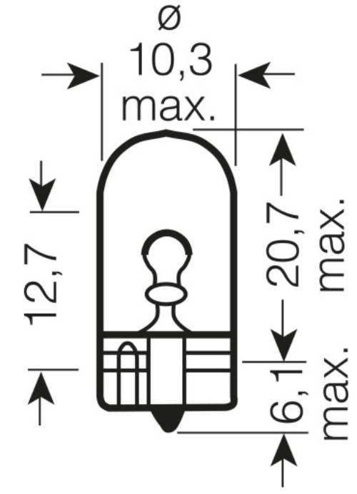 Osram Żarówka 12V 5W Wy5W W2,1X9,5D Pomarańczowa - Kierunkowskaz 1 Sztuka - zdjęcie 2