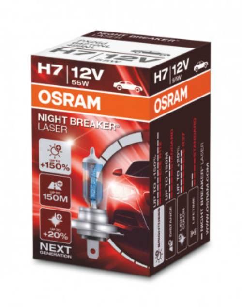 Osram Żarówka H4 12V 60/55W P43T Night Breaker® Laser +150% 1 Sztuka