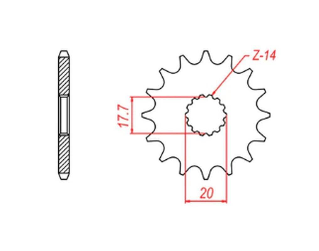 Mtx Parts Zębatka Przednia 440 13 Yamaha Yz 125 '87-'04 Jtf564.13 Łańc. 520