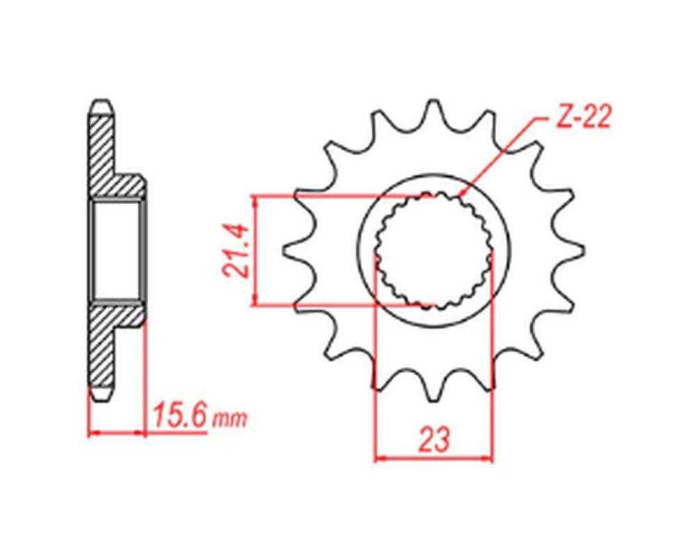 Mtx Parts Zębatka Przednia 441 15 Yamaha Xt 600 '89-'98, Xtz 660 '91-'98 Jt