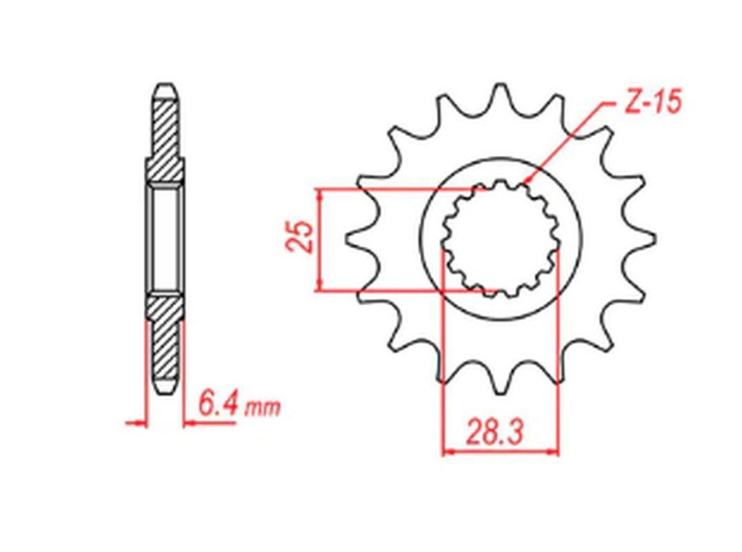 Mtx Parts Zębatka Przednia 2168 14 Yamaha Yfz 450/Yfm 700 Raptor '06-'19 Jt