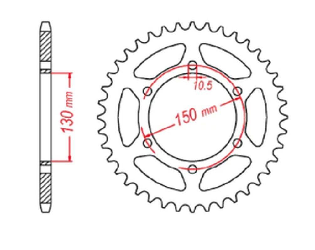 Mtx Parts Zębatka Tylna 236 46 Honda Nx 650 '95-'01, Yamaha Xj 6 '09-'15 Jt