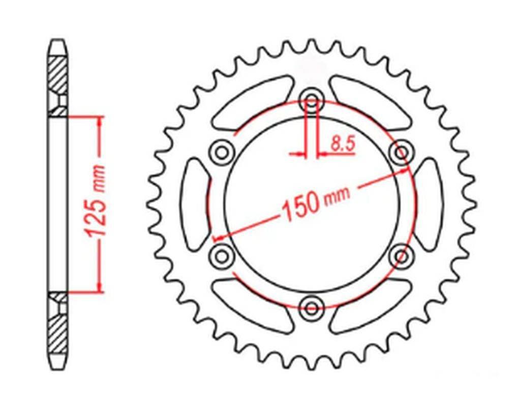 Mtx Parts Zębatka Tylna 899 44 Ktm Sx/Exc 89944Jt Łańc. 520