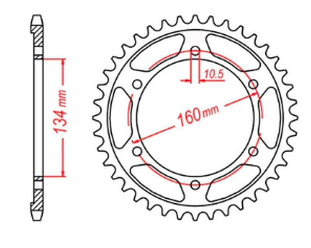 Mtx Parts Zębatka Tylna 4405 42 Honda Cbr 600Rr '03-'06 Pc37 Jtr1307.42 Łań